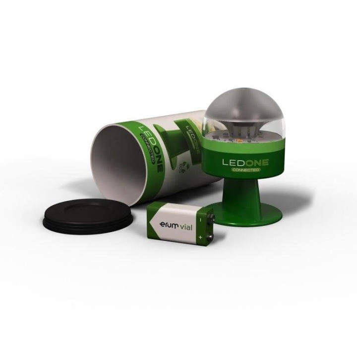 Erum Vial LedOne Connected Baliza V16 Geolocalizada Luz de Emergencia Conectada DGT
