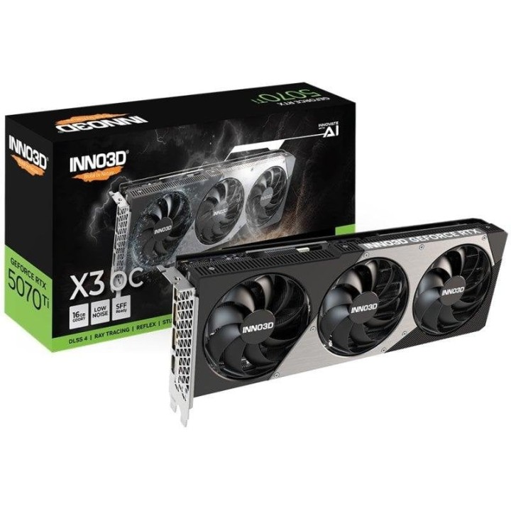 Inno3D GeForce RTX 5070 Ti X3 OC 16GB GDDR7 Reflex 2 RTX AI DLSS4