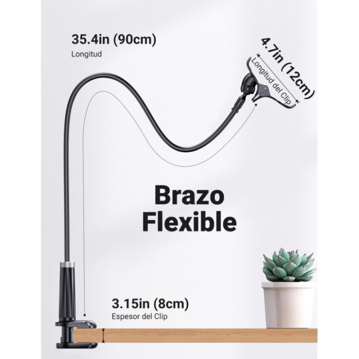 Ugreen 80906 Soporte para Teléfono móvil/smartphone Flexible Negro
