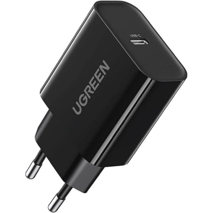 Ugreen 10191 Cargador Carga Rápida 20W USB-C Negro