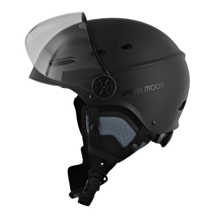 TnB Casco de Protección con Visera para Patinetes/Skate/Patinaje Talla M/L 55-57cm Negro Homologado