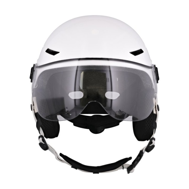 TnB Casco de Protección con Visera para Patinete/Skate/Patinaje Talla L/XL 58-61cm Blanco Homologado