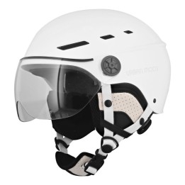 TnB Casco de Protección con Visera para Patinetes/Skate/Patinaje Talla M/L 55-57cm Blanco Homologado