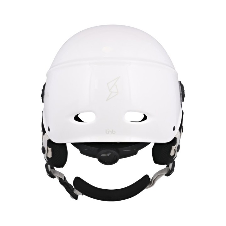 TnB Casco de Protección con Visera para Patinetes/Skate/Patinaje Talla M/L 55-57cm Blanco Homologado