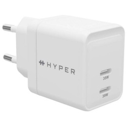 Hyper HJG35EU HyperJuice Cargador USB-C de 35 W GanN para Smartphone y Tablets Blanco