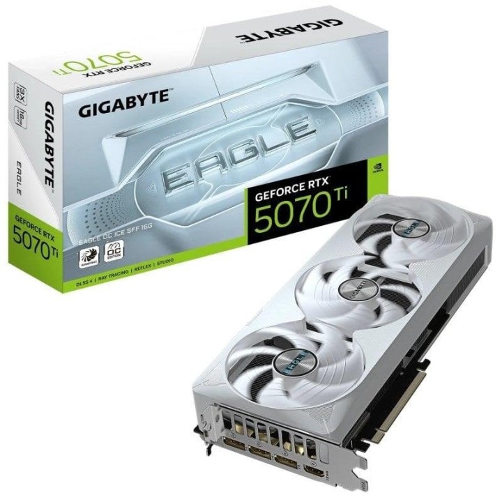Gigabyte GeForce RTX 5070 Ti EAGLE OC ICE SFF 16GB GDDR7 Reflex 2 RTX AI DLSS4