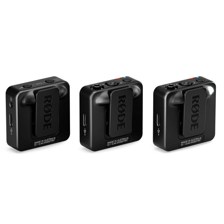 Rode Wireless GO (Gen 3) Sistema de Micrófono Inalámbrico Compacto para Cámaras y Móviles Negro