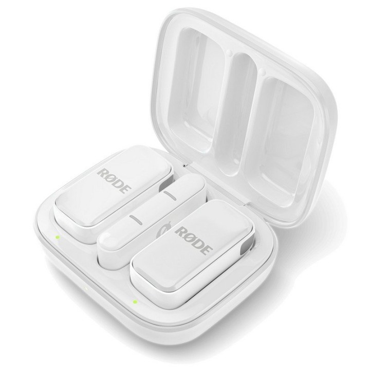 Rode Wireless Micro Micrófono Inalámbrico Ultracompacto USB-C Blanco