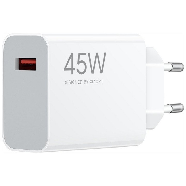 Xiaomi Adaptador de Corriente de Carga Rápida 45W USB-A Blanco