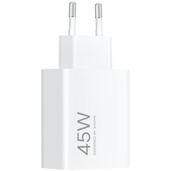 Xiaomi Adaptador de Corriente de Carga Rápida 45W USB-A Blanco