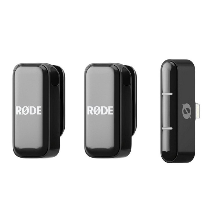 Rode Wireless Micro Micrófono Inalámbrico Ultracompacto Lightning Negro