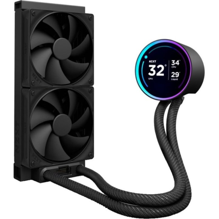 NZXT Kraken Elite 240 Kit Refrigeración Líquida con Pantalla IPS 240mm Negro