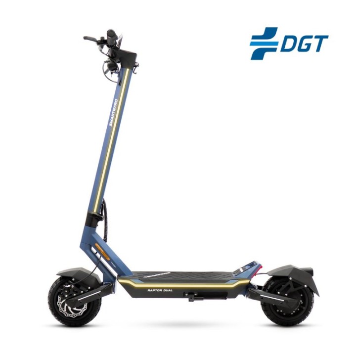 Smartgyro Raptor Dual Evo Patinete Eléctrico 2x1000W 60km 16000mAh Homologado DGT