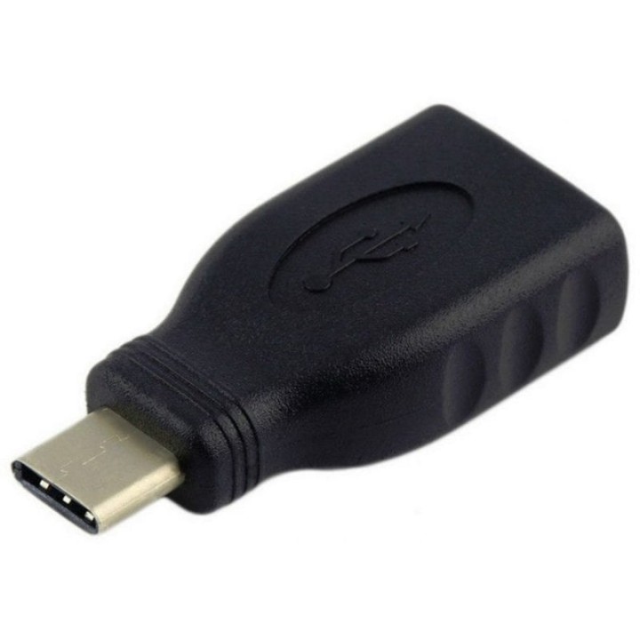 Aisens A108-0323 Adaptador USB-C 3.1 Gen1 5Gbps 3A a USB-A Negro