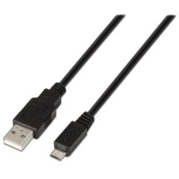 Aisens A101-0027 Cable Micro USB 2.0 a USB-A 0.8m Negro