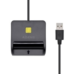 Aisens ASCR-SN02SD-BK Lector DNIe con Multilector de Tarjetas Negro