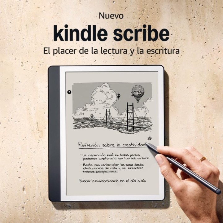 Amazon Kindle Scribe 2024 E-Reader 10.2" 16GB Cuaderno Digital con Lápiz Prémium Gris Tungsteno