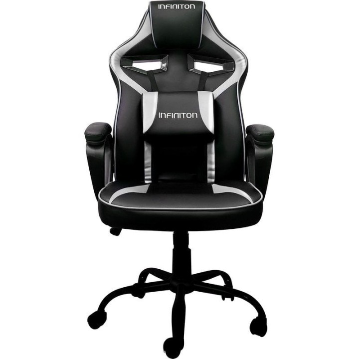 Infiniton GSEAT-TS Silla Gaming con Respaldo Reclinable hasta 120kg Plateado
