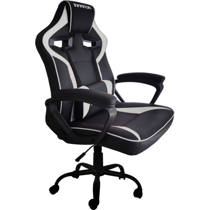 Infiniton GSEAT-TS Silla Gaming con Respaldo Reclinable hasta 120kg Plateado