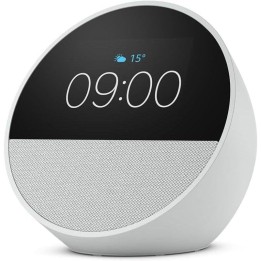 Amazon Echo Spot 2024 Despertador Inteligente con Sonido de Calidad y Alexa Blanco