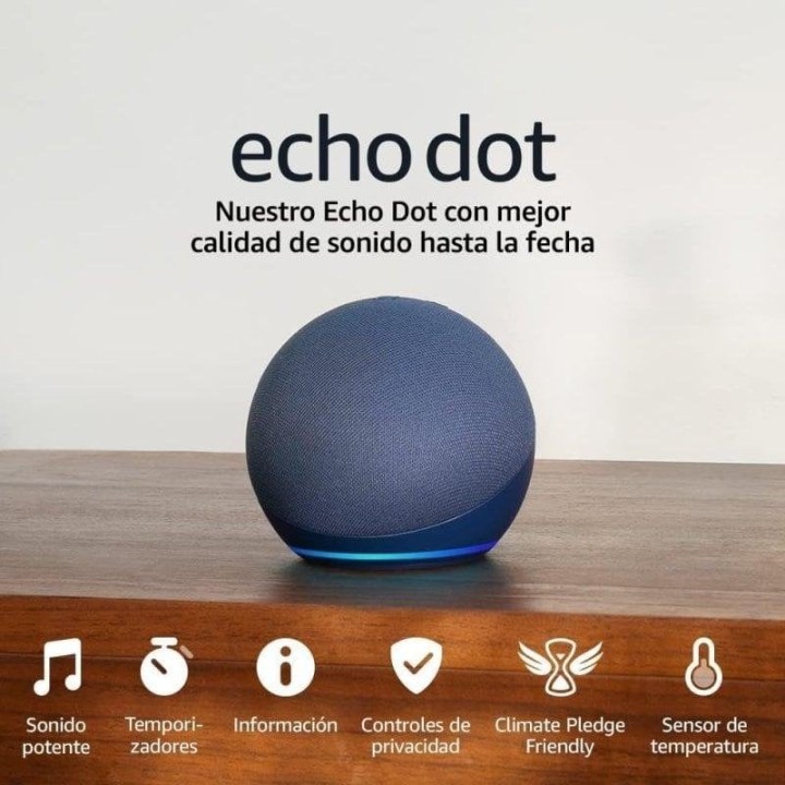 Amazon Echo Dot 5ª Generación Altavoz Inteligente WiFi y Bluetooth con Alexa Azul Oscuro