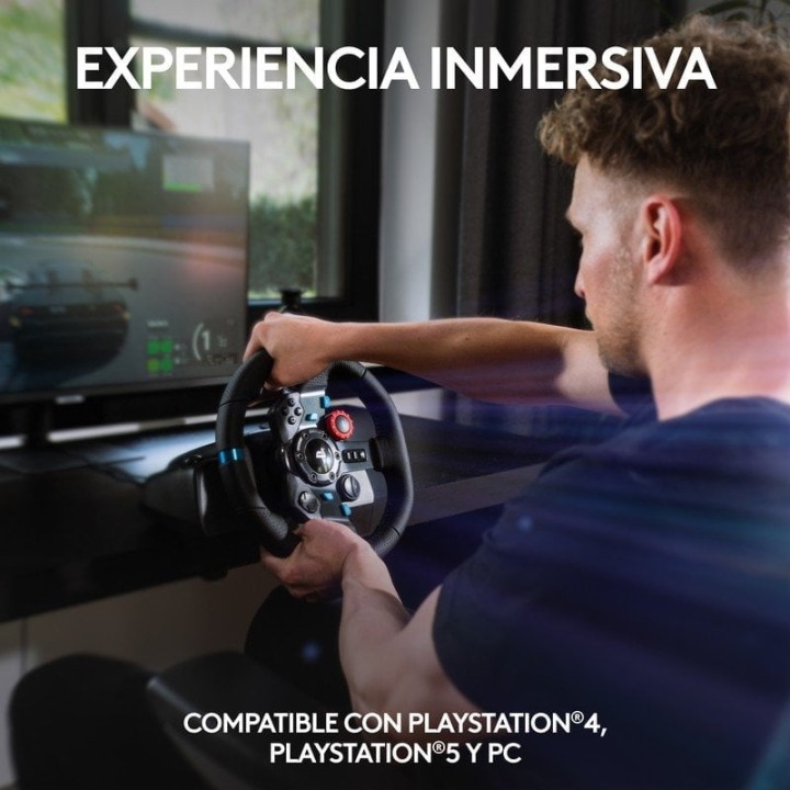 Logitech Pack G29 Volante Driving Force para PS5/PS4/PS3/PC + Logitech G432 Auriculares Gaming 7.1