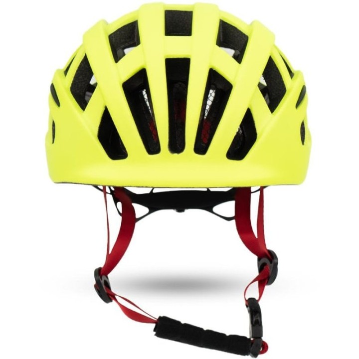 Smartgyro Smart Helmet Urban Casco con Luz para Patinetes e-Bike Multi Talla Ajustable M/L Amarillo