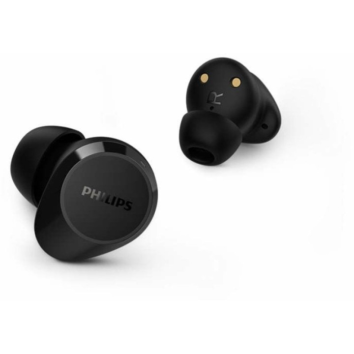 Philips TAT1209BK/00 Auriculares TWS Bluetooth 5.3 con Control Táctil e IPX4 Negro