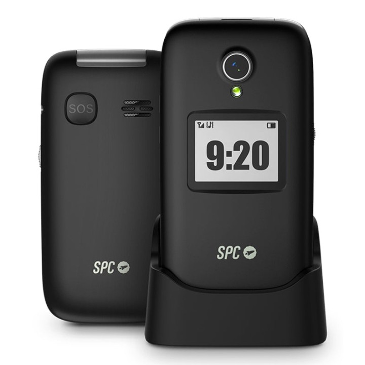 SPC Polaris 4G 1400mAh Dual Display Botón SOS Control Remoto App Care Negro