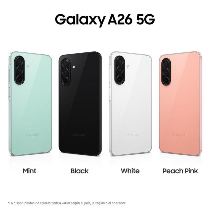 Samsung Galaxy A26 5G 6GB 128GB 6.7" Super AMOLED Menta Versión Importada EU