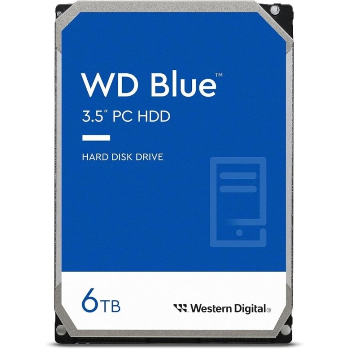 WD Blue 3.5" 6TB 5400 RPM 256MB CMR SATA 3