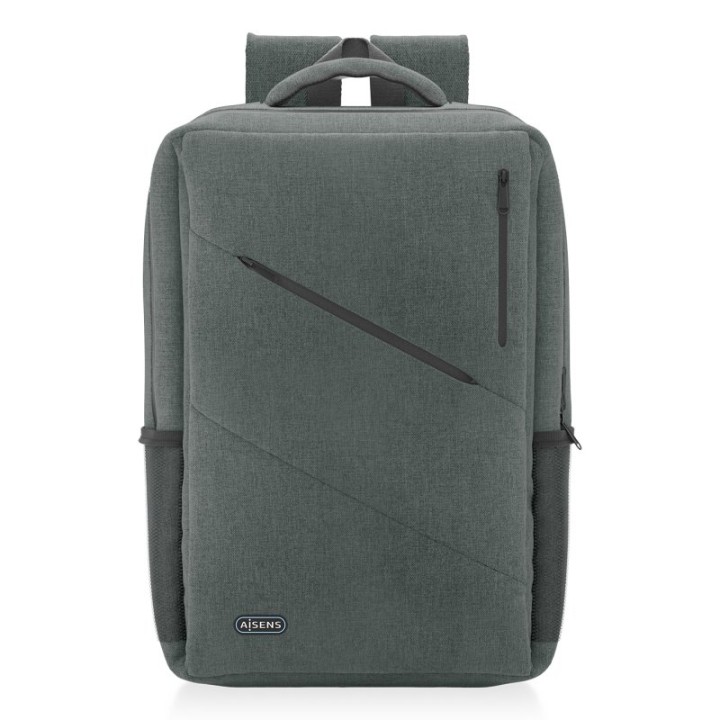 Aisens ASBG-BP085-GR Mochila Urbana y de Oficina para Portátiles hasta 15.6" Gris