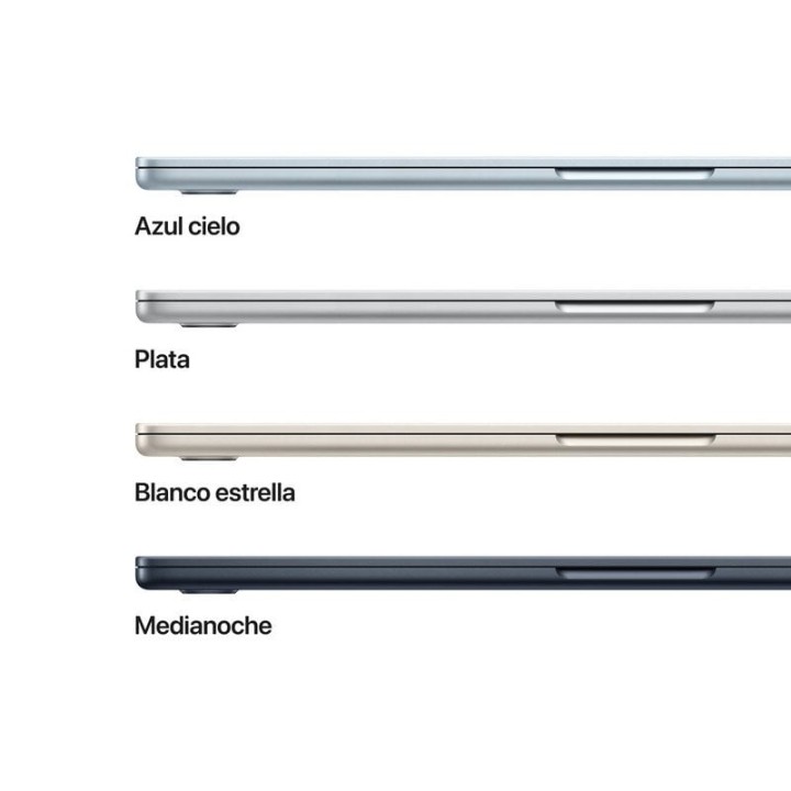 Apple MacBook Air Apple M4 10 Núcleos/24GB/512GB SSD/GPU 10 Núcleos/15.3" Medianoche