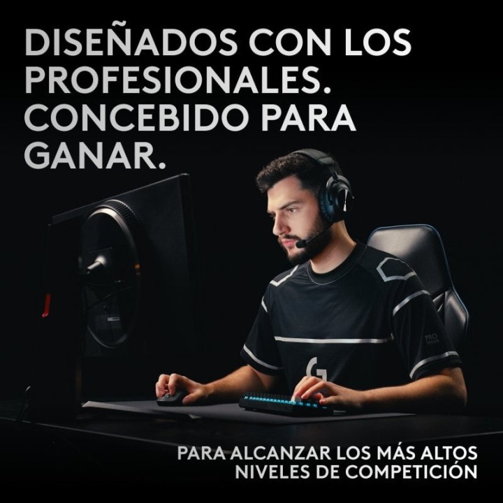 Logitech G Pro X 60 Lightspeed Teclado Inalámbrico Gaming Mecánico RGB TKL Negro