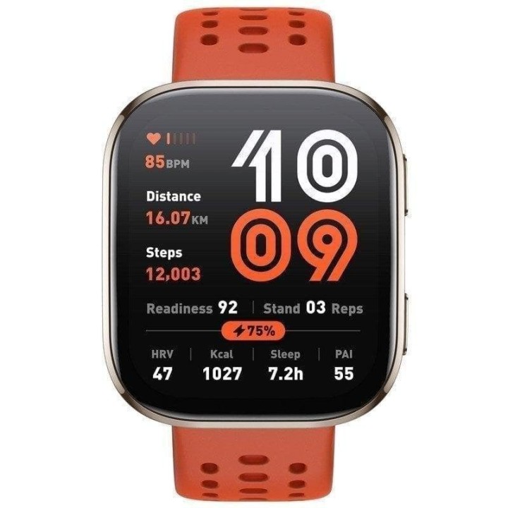 Amazfit Bip 6 Reloj Smartwatch 1.97" 2000nits Mapas Offline 140 Deportes Rojo