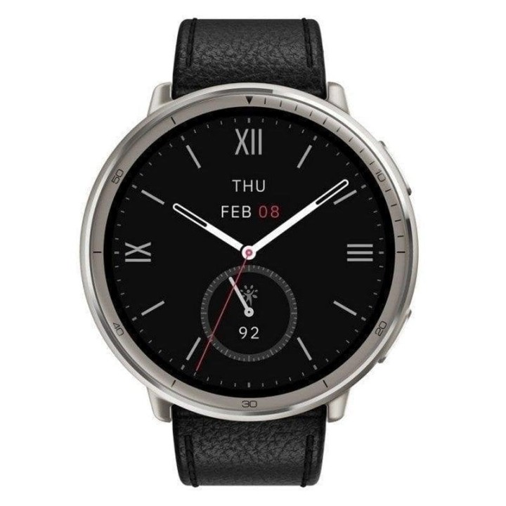 Amazfit Active 2 NFC Smartwatch 1.32" 2.000nits Mapas Offline Plata con 2 Correas Negra y Roja