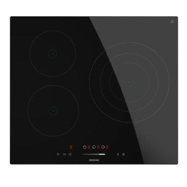 Cecotec Bolero Squad V 3100 Placa De Vitrocerámica 3 Zonas 5700W Negro