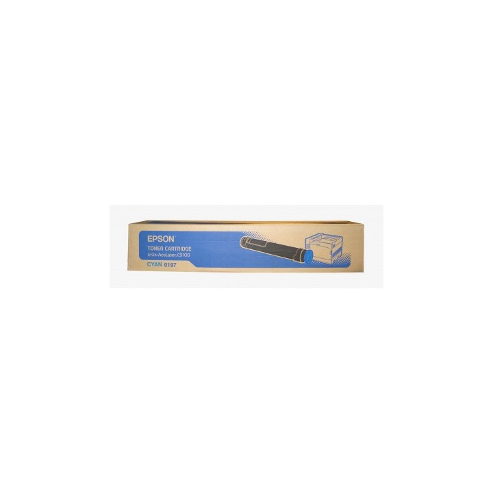 Toner Epson Laser C9100 Cian 12000 páginas (C13S050197)
