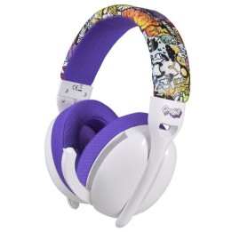 Indeca Graffiti Auriculares Gaming Inalámbricos 2.4GHz/Bluetooth Multiplataforma Blancos