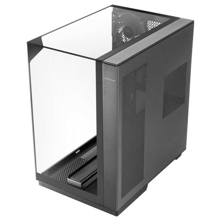 Mars Gaming Mc-3gf Torre Atx Triple Cristal Templado 2 Ventiladores Argb 120mm Usb-c Negro