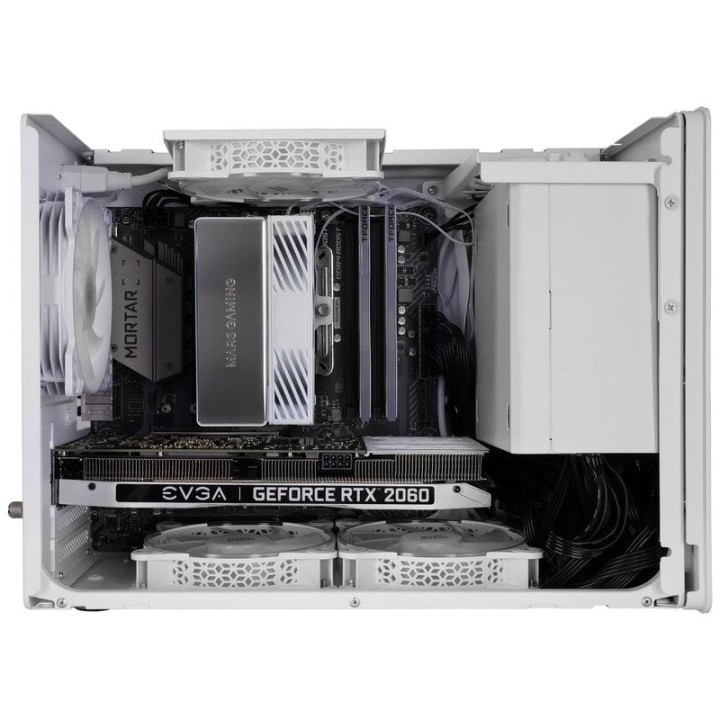 Mars Gaming Mc-xpro Minitorre Microatx Ventilador 120mm Compatibilidad Psu Atx Y Sfx Usb-c Blanco