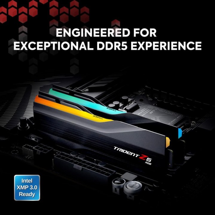 G.Skill Trident Z5 RGB DDR5 6400MHz 64GB 2x32GB CL32 Intel XMP 3.0