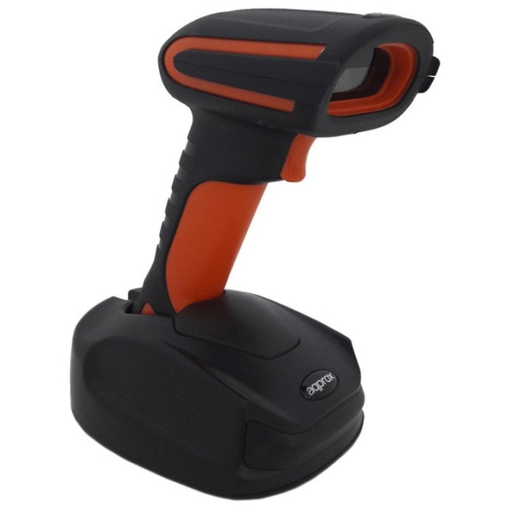 Approx appLS17I2D Lector de Códigos de Barras 1D/2D/QR Inalámbrico RF 2.4GHz/Bluetooth USB Negro