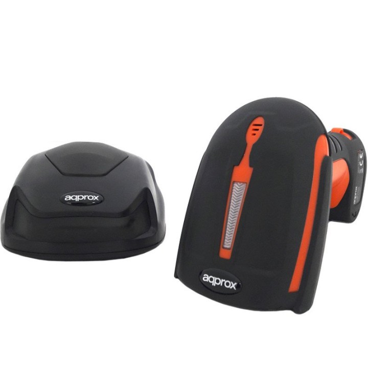 Approx appLS17I2D Lector de Códigos de Barras 1D/2D/QR Inalámbrico RF 2.4GHz/Bluetooth USB Negro