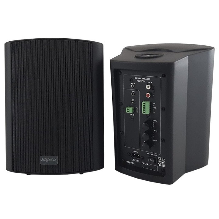 Approx appSPK+BK Altavoces Autoamplificados 2.0 60W RMS Negros
