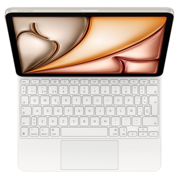Apple Magic Keyboard Funda con Teclado para iPad Air de 11 Pulgadas (M3) Español Blanco