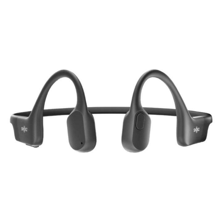 Shokz OpenRun Black Auriculares Inalámbricos Deportivos de Conducción Ósea USB-C IP67 Negros