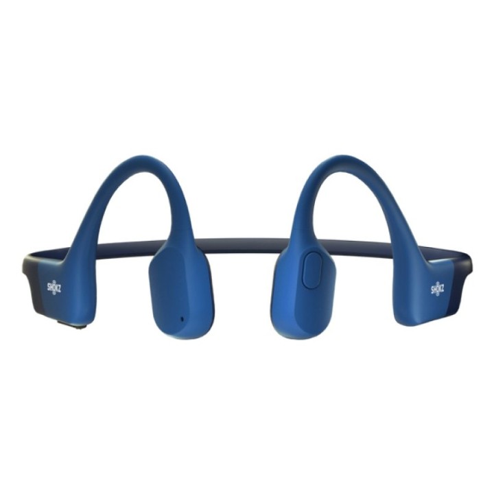 Shokz OpenRun Blue Auriculares Inalámbricos Deportivos de Conducción Ósea USB-C IP67 Azules