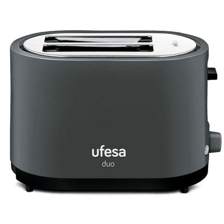 Tostadora Ufesa Duo 750W Dos Ranuras Gris Oscuro