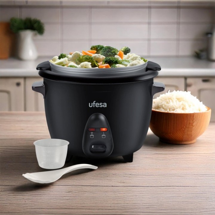 Ufesa AR4080 Basmati Arrocera 1.8L 700W Negra